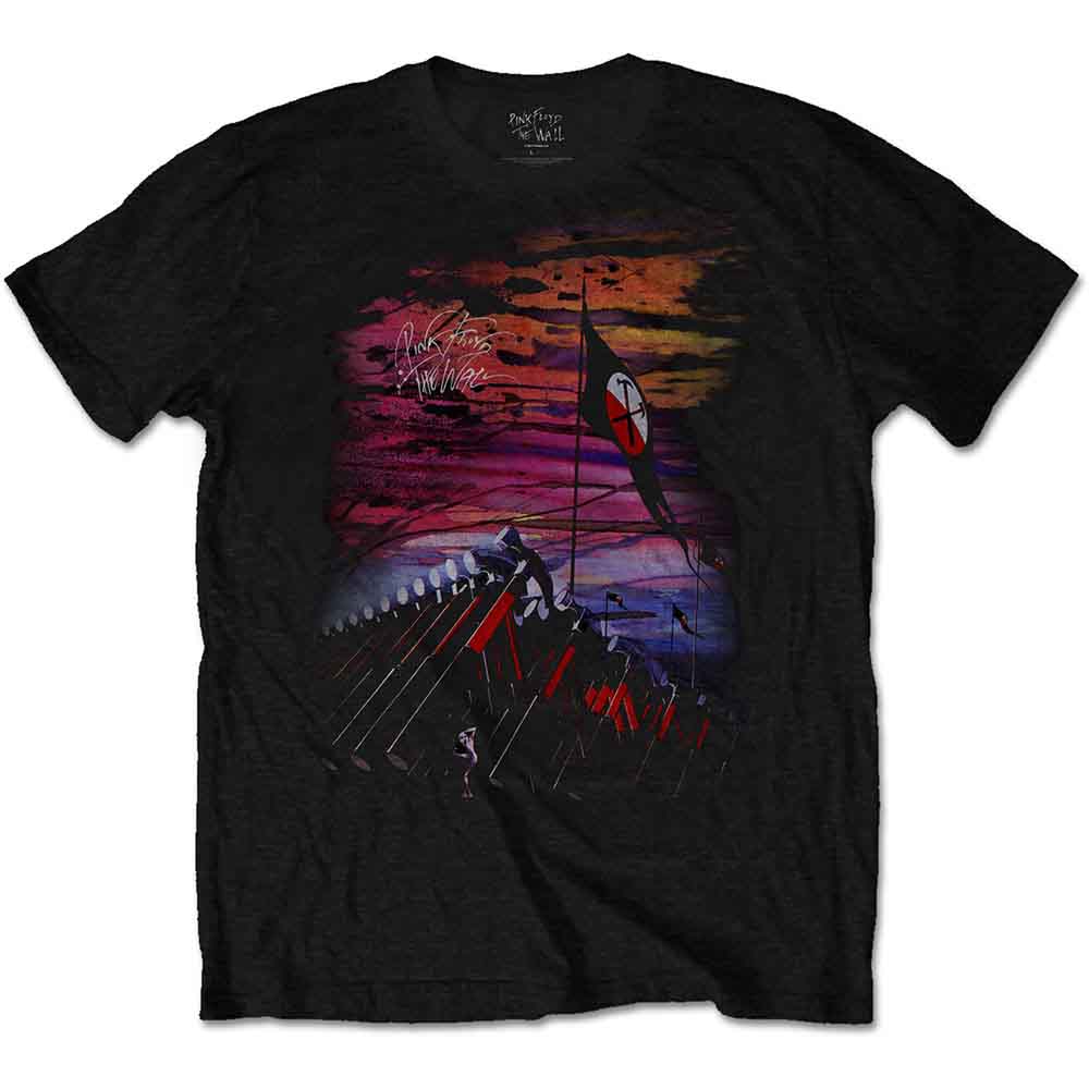Pink Floyd - The Wall Flag & Hammers | T-Shirt Black
