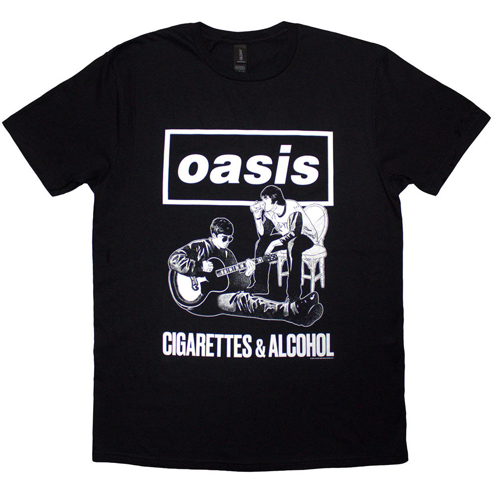 Oasis | Cigarettes & Alcohol Illustration Mono | Black