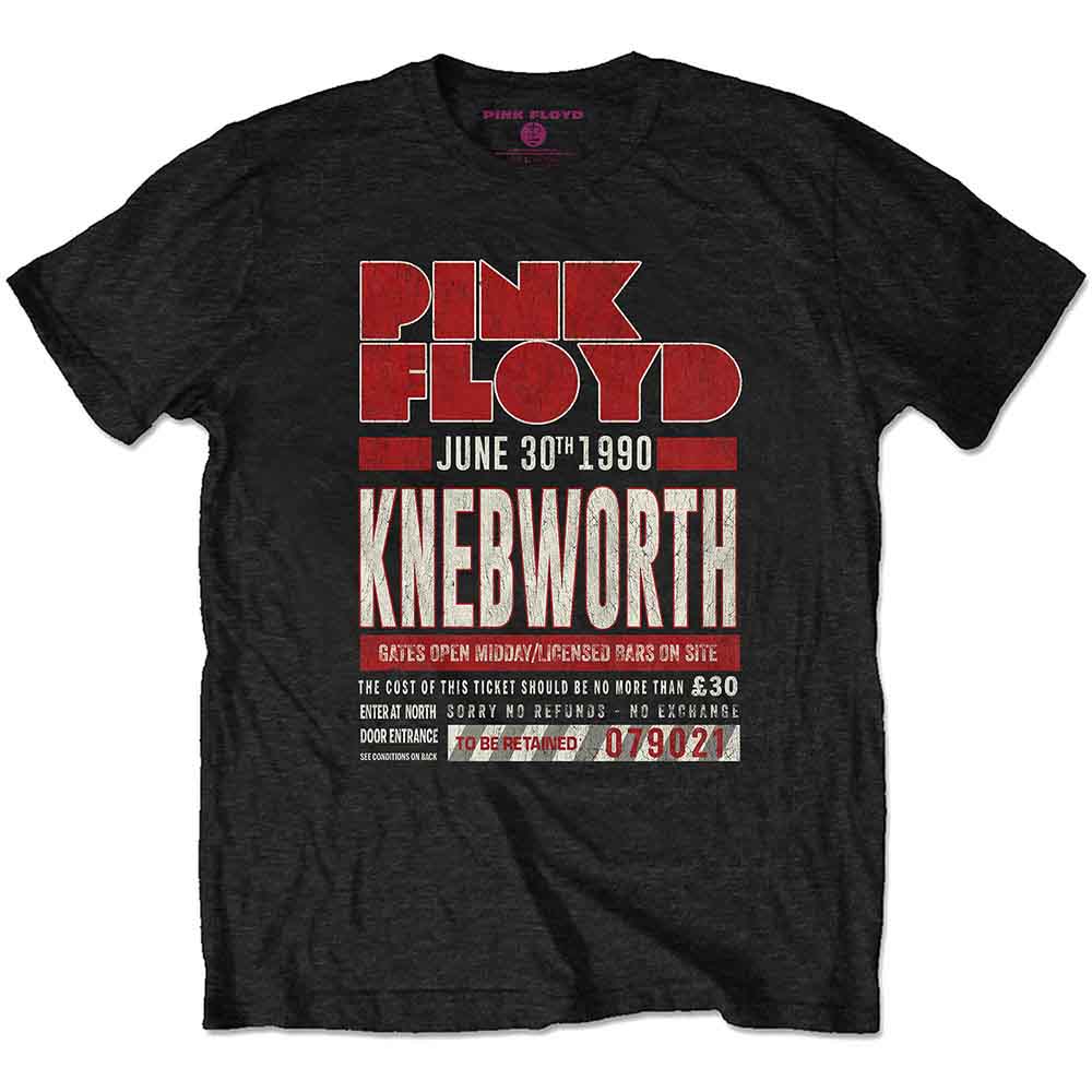 Pink Floyd - Knebworth '90 Red | T-Shirt Black