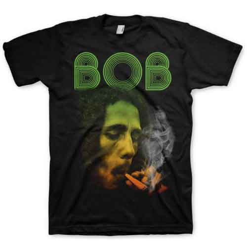 Bob Marley - Smoking Da Erb | T-Shirt Black