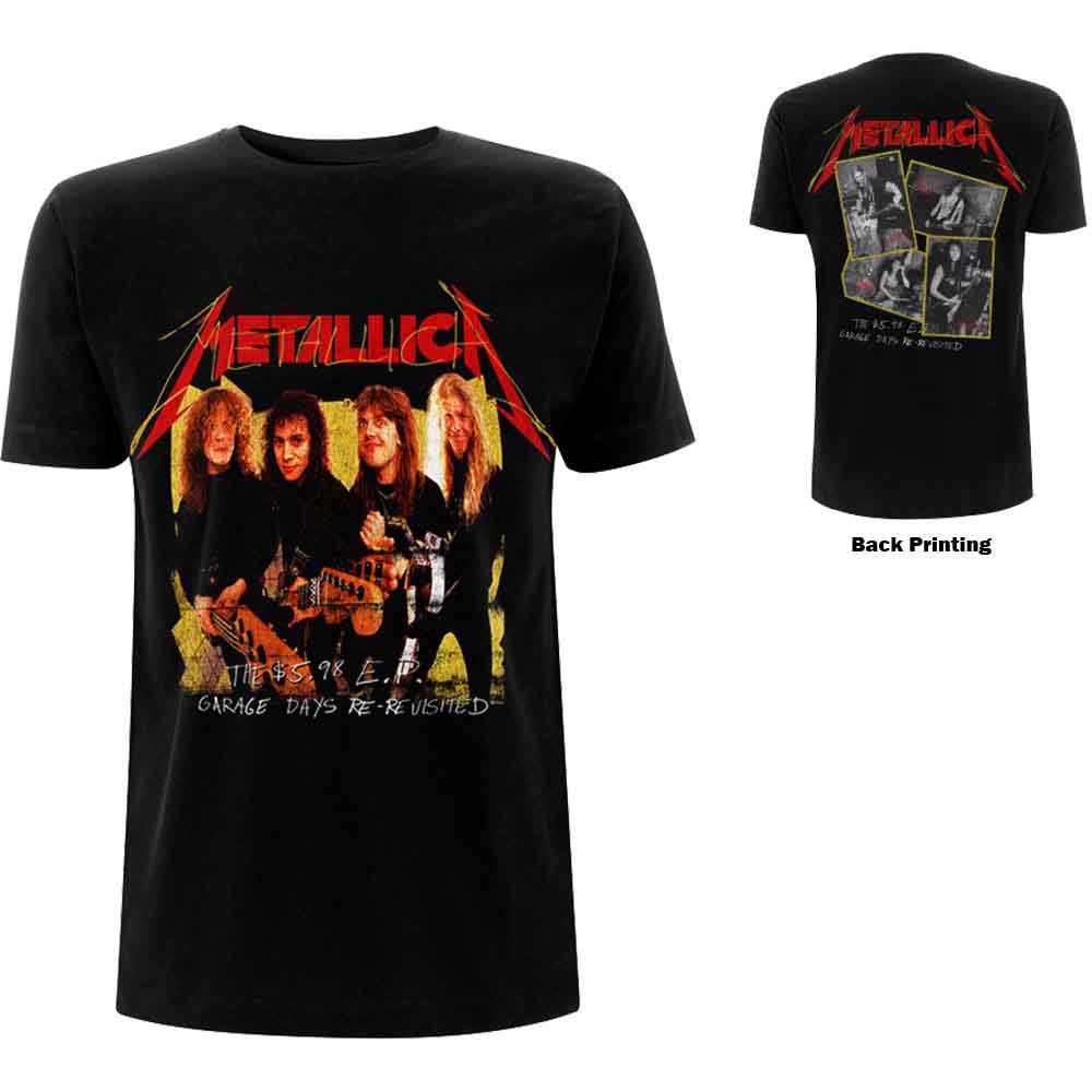 Metallica - Garage Photo Yellow | T-Shirt Black