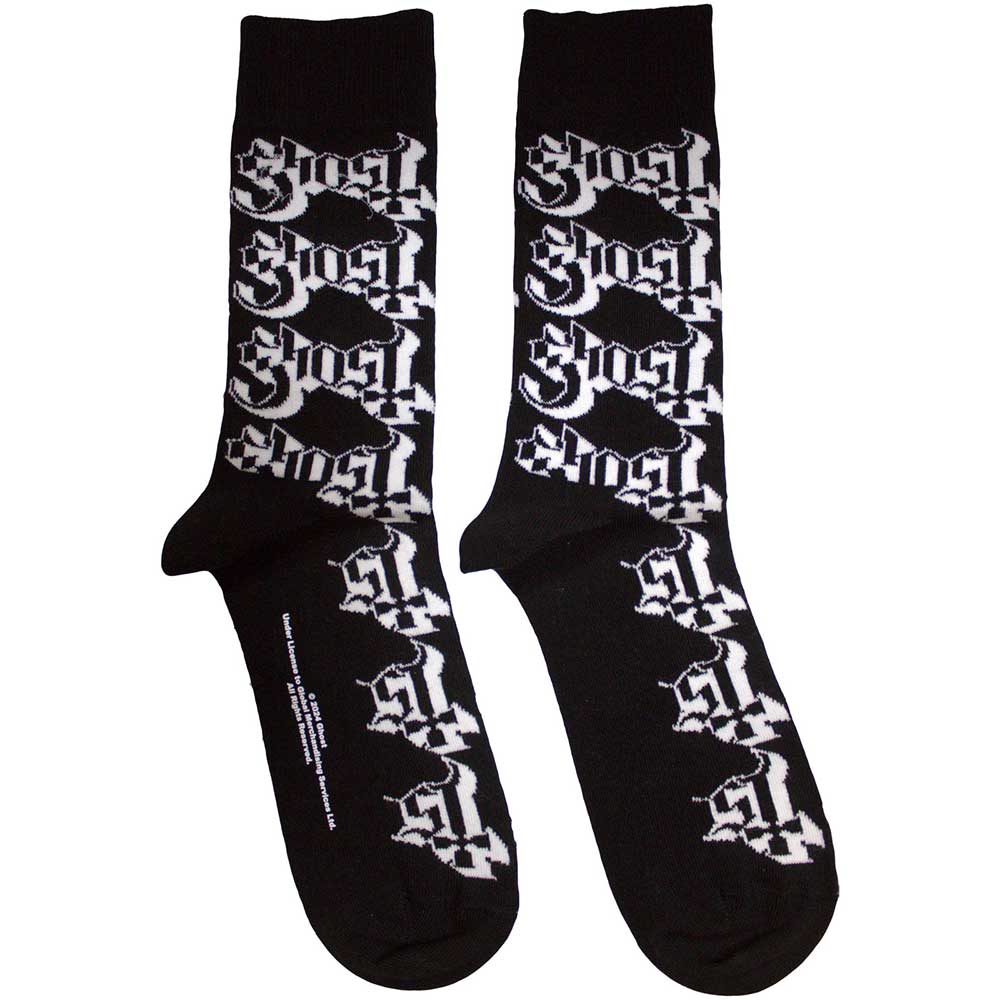 Ghost - Logo Pattern | Black