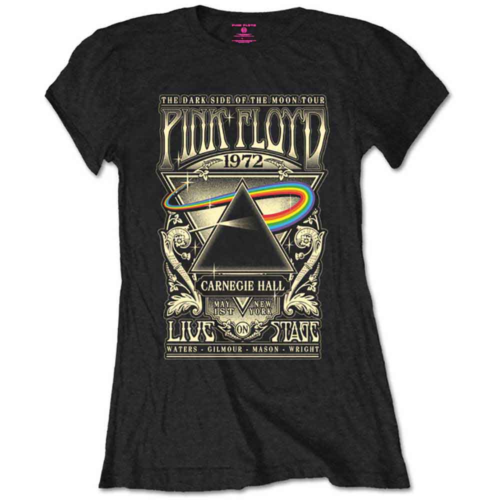 Pink Floyd - Carnegie Hall Poster | T-Shirt Black