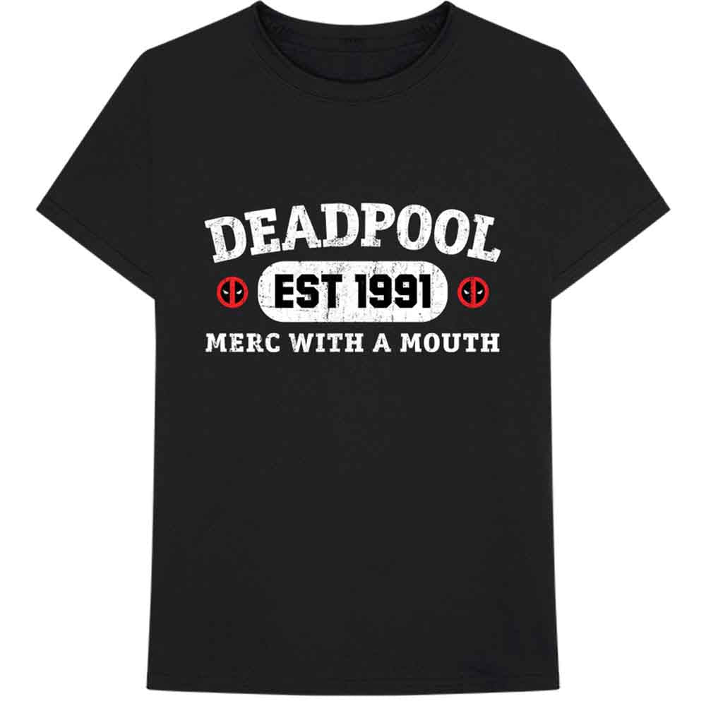 Marvel Comics - Deadpool Merc With A Mouth | T-Shirt Black