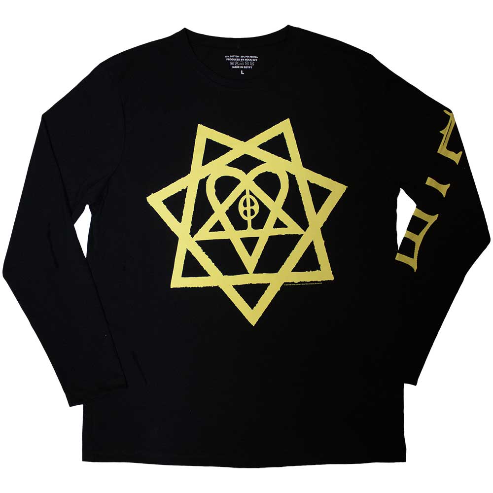 HIM - Heartagram Honeycomb | T-Shirt Black