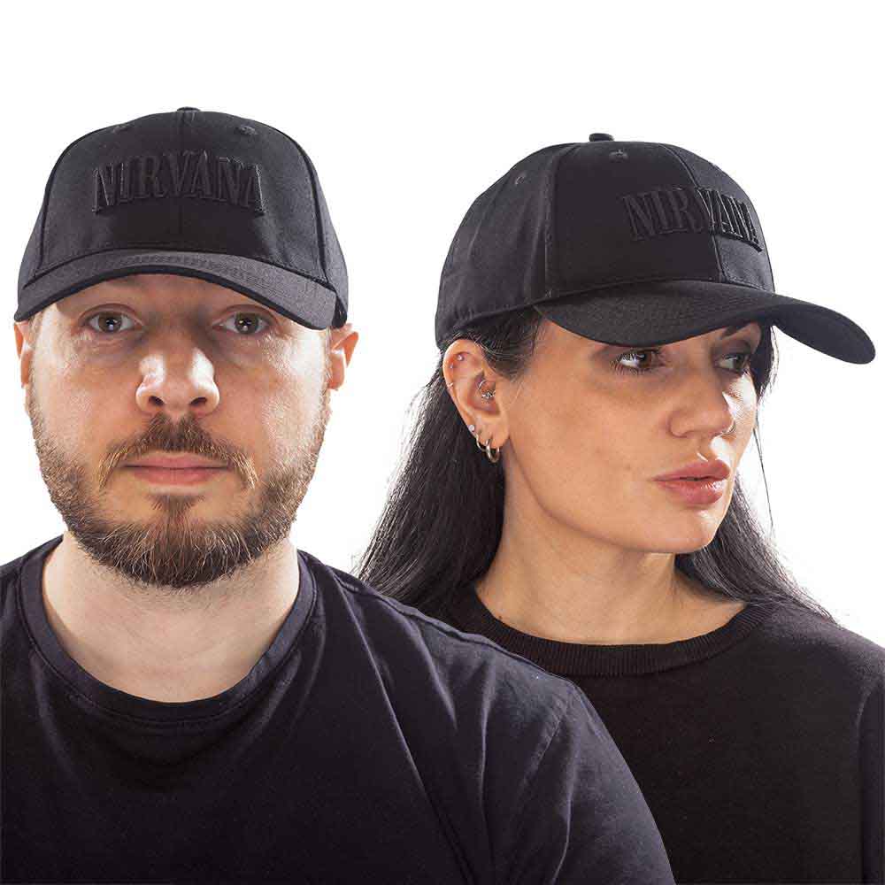 Nirvana - Text Logo | Hat Black