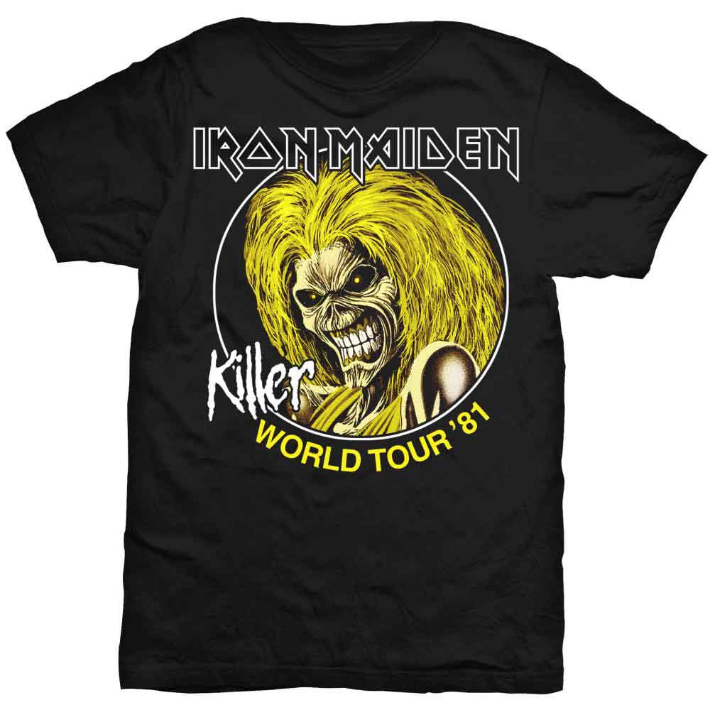 Iron Maiden - Killer World Tour 81 | T-Shirt Black