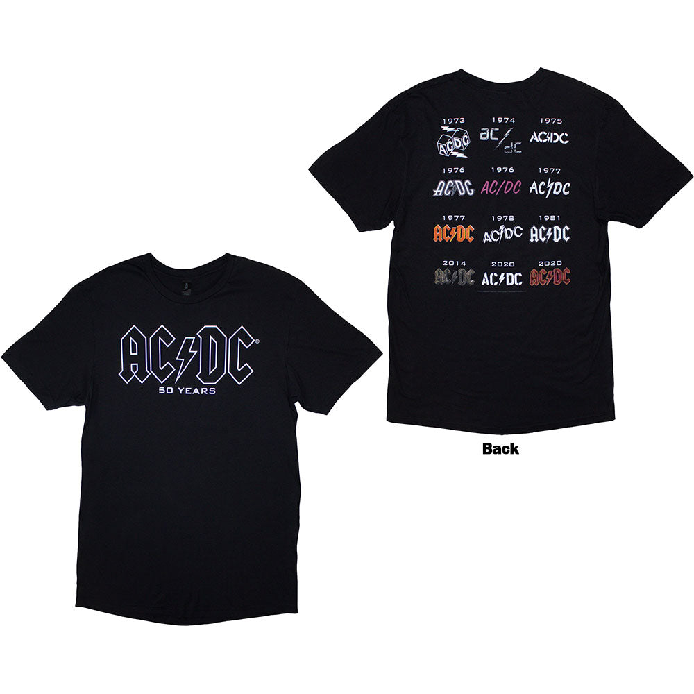 AC/DC - History Logo | Black
