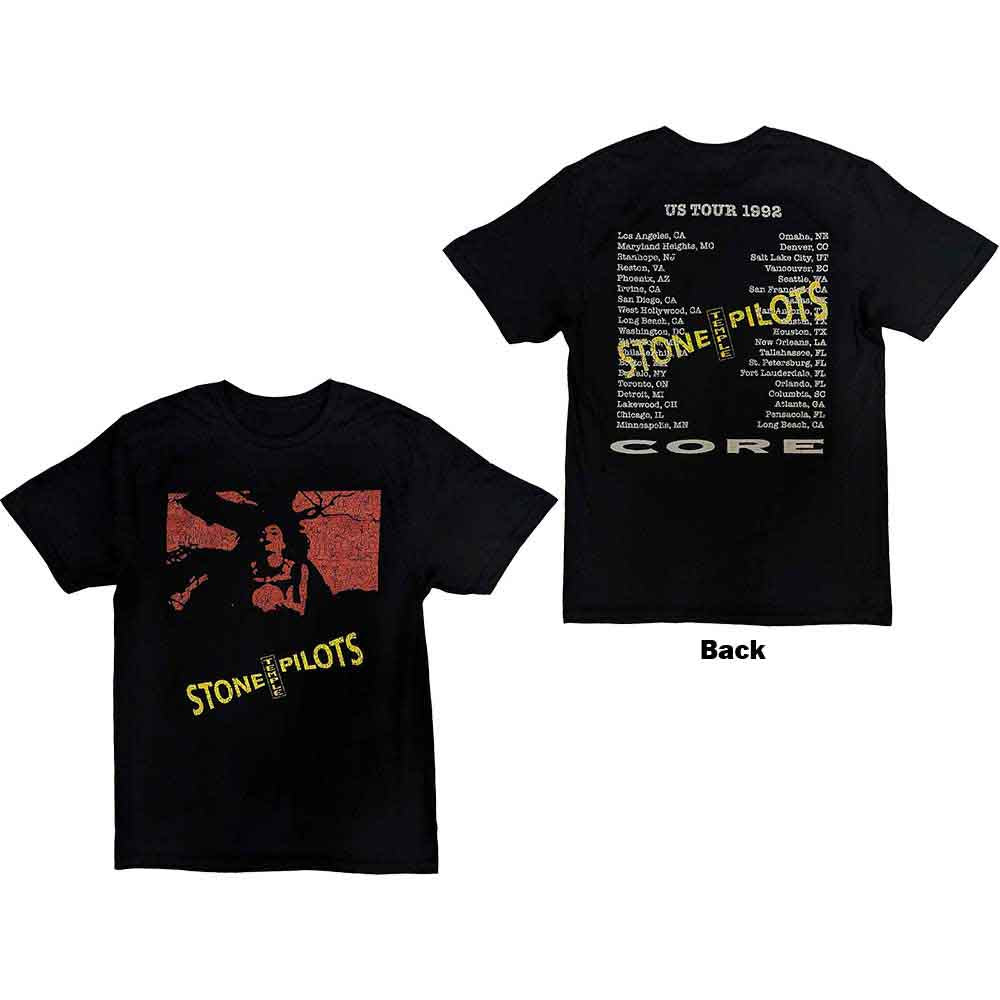 Stone Temple Pilots - Core US Tour '92 | T-Shirt Black