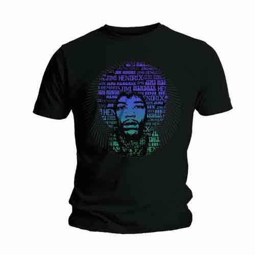 Jimi Hendrix - Afro Speech | T-Shirt Black