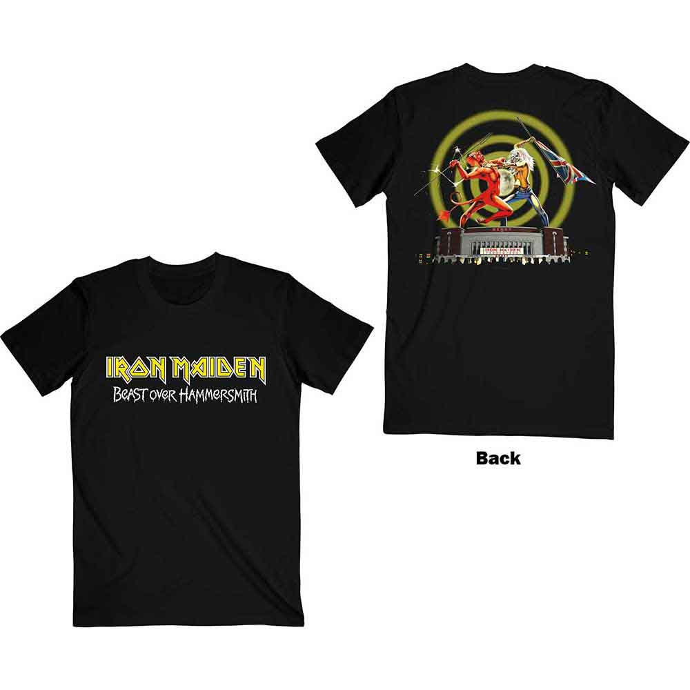 Iron Maiden - Beast Over Hammersmith Eddie & Devil | T-Shirt Black