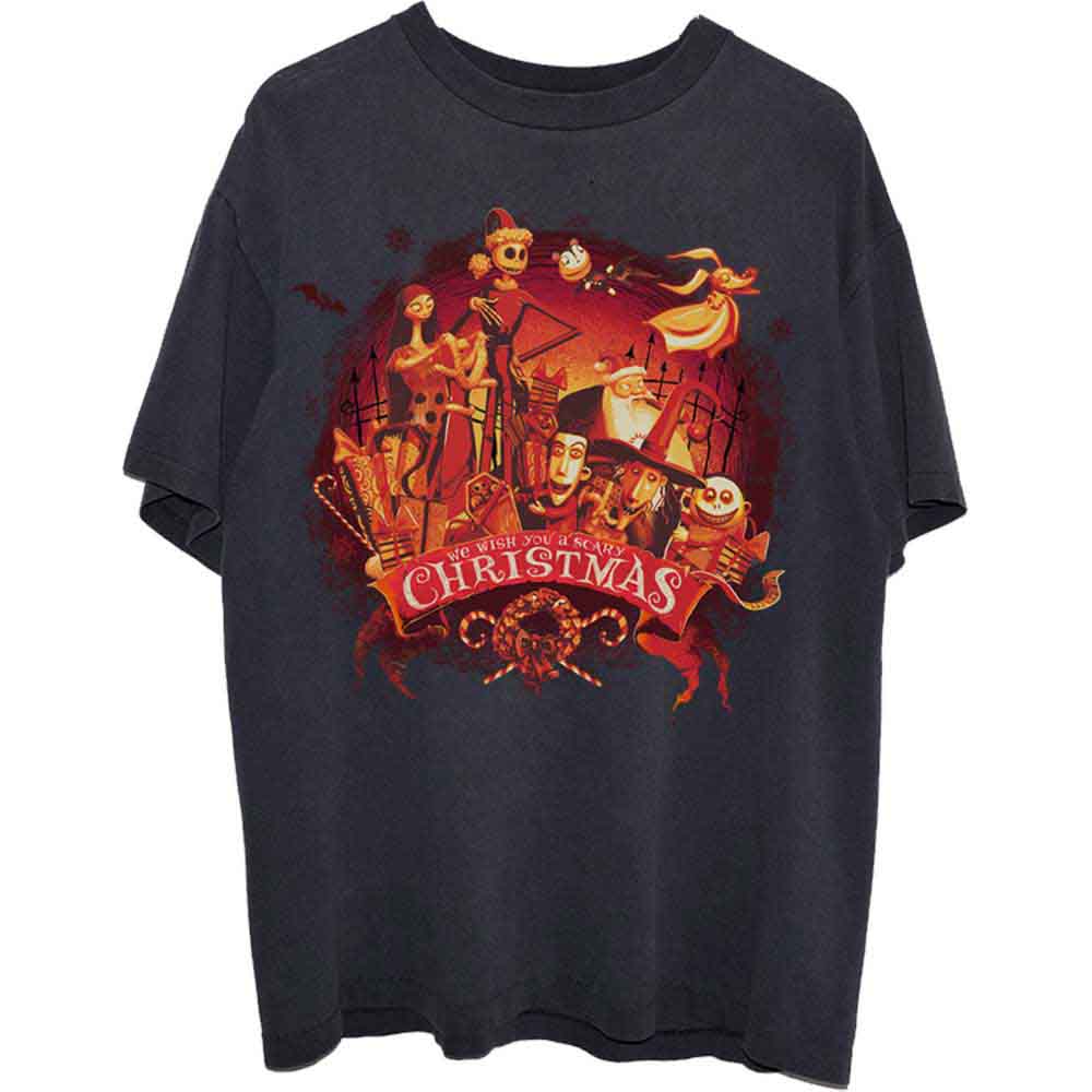 Disney - The Nightmare Before Christmas We Wish You A Scary Christmas | T-Shirt Black