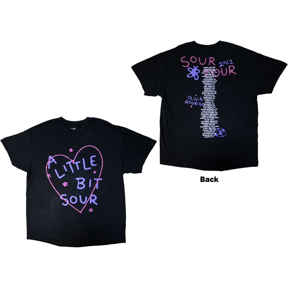 Olivia Rodrigo - A Little Bit Sour | T-Shirt Black