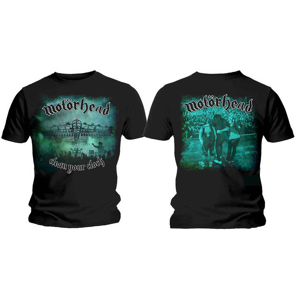 Motorhead - Clean Your Clock Green | T-Shirt Black