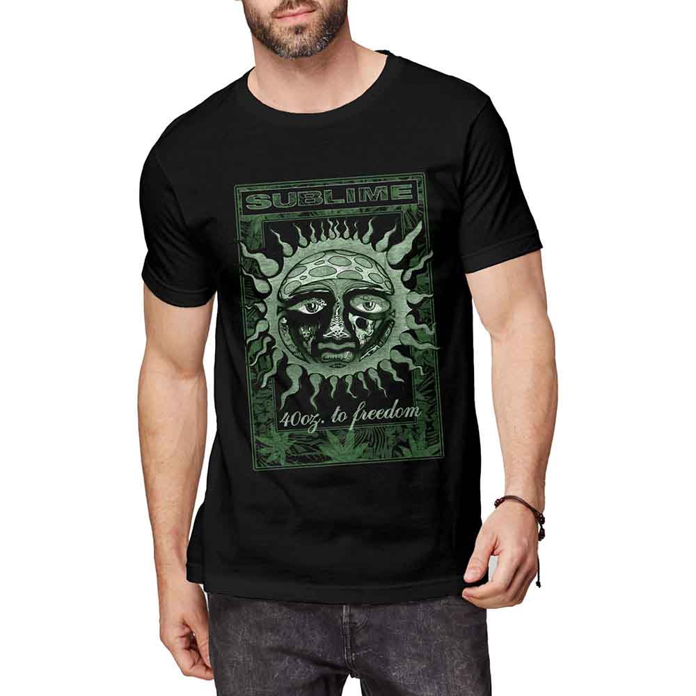 Sublime - GRN 40 Oz | T-Shirt Black