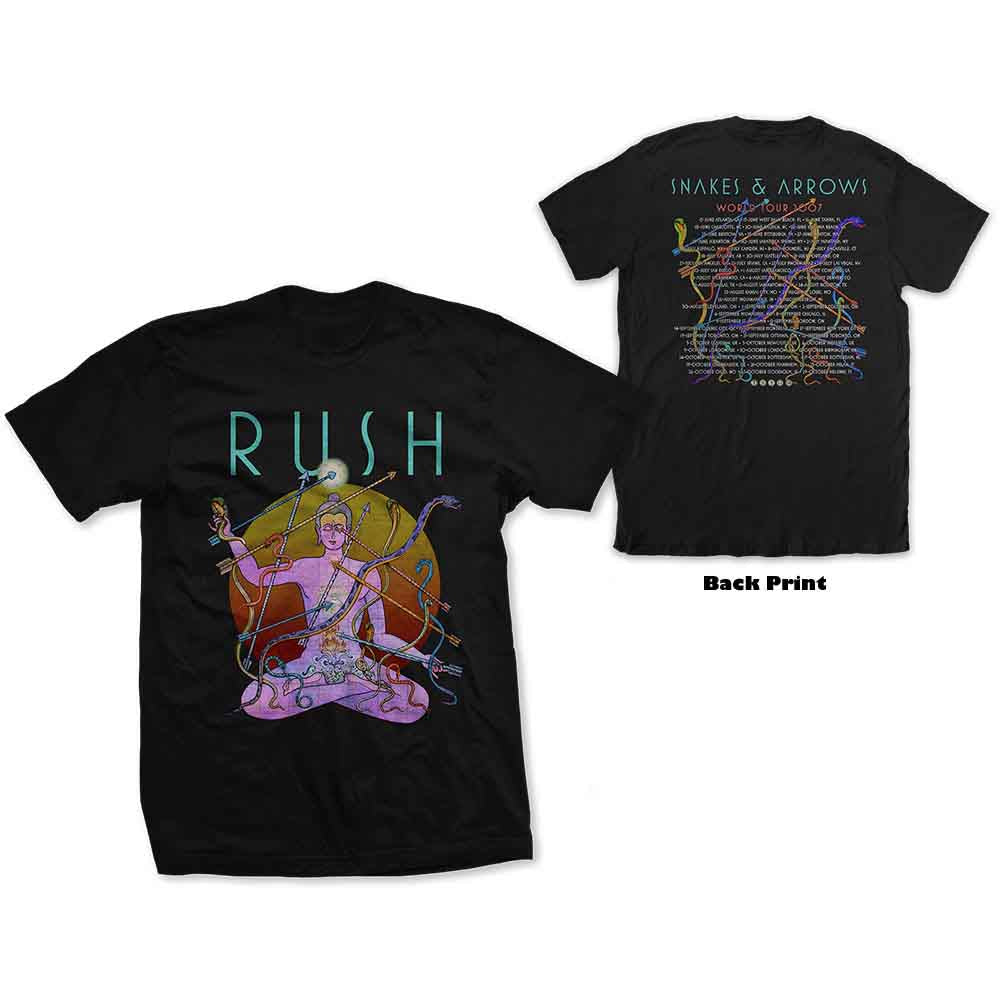 Rush - Snakes & Arrows Tour 2007 | T-Shirt Black