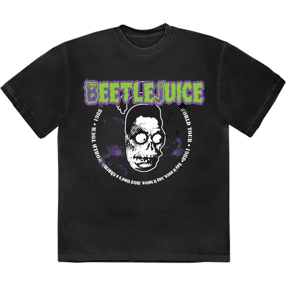 Warner Bros - Beetlejuice 1988 World Tour | T-Shirt Black