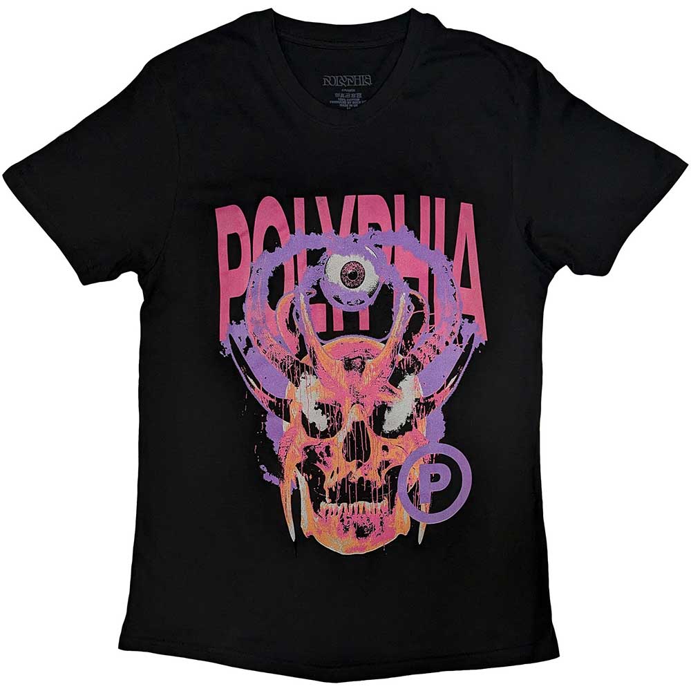 Polyphia - Skull Circle P | T-Shirt Black