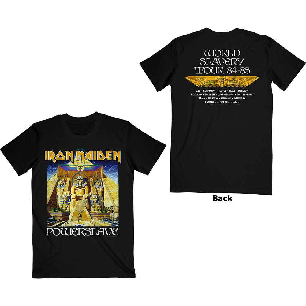 Iron Maiden - Powerslave World Slavery Tour | T-Shirt Black