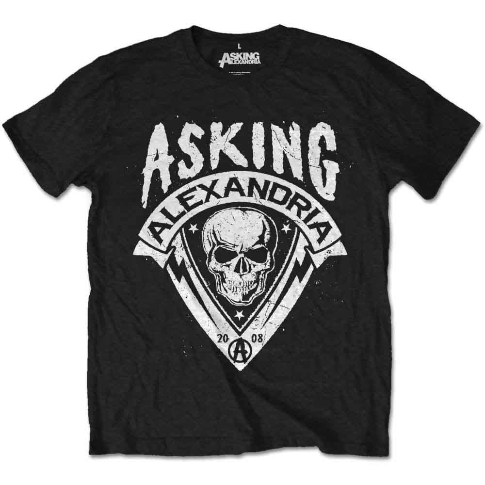 Asking Alexandria - Skull Shield | T-Shirt Black