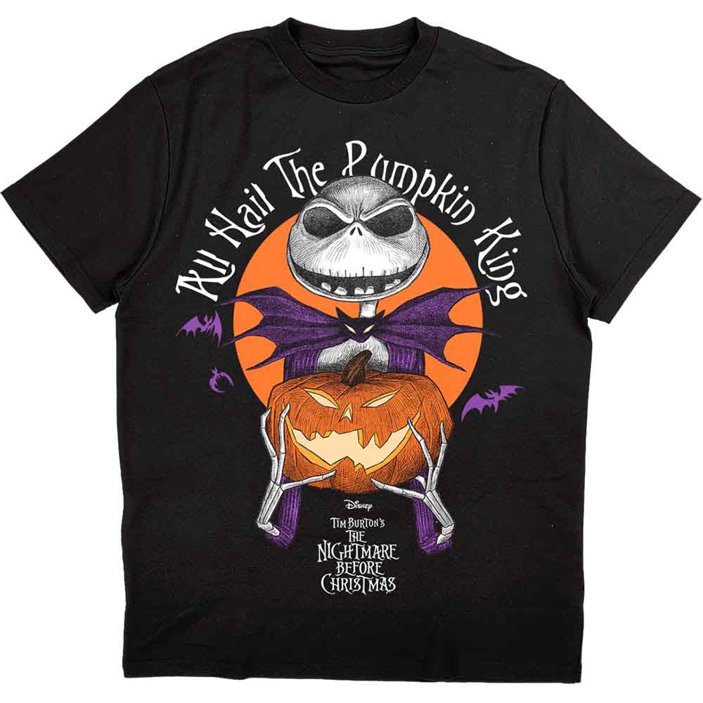 Disney - The Nightmare Before Christmas All Hail the Pumpkin King | T-Shirt Black