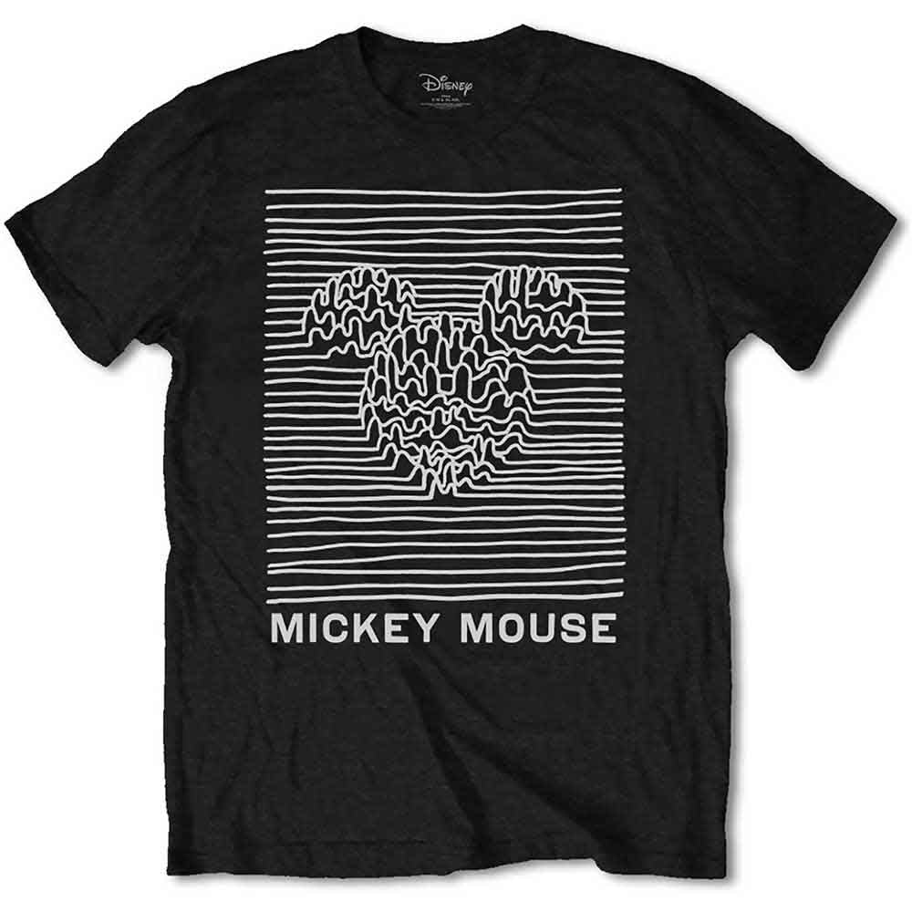 Disney - Mickey Mouse Unknown Pleasures | T-Shirt Black