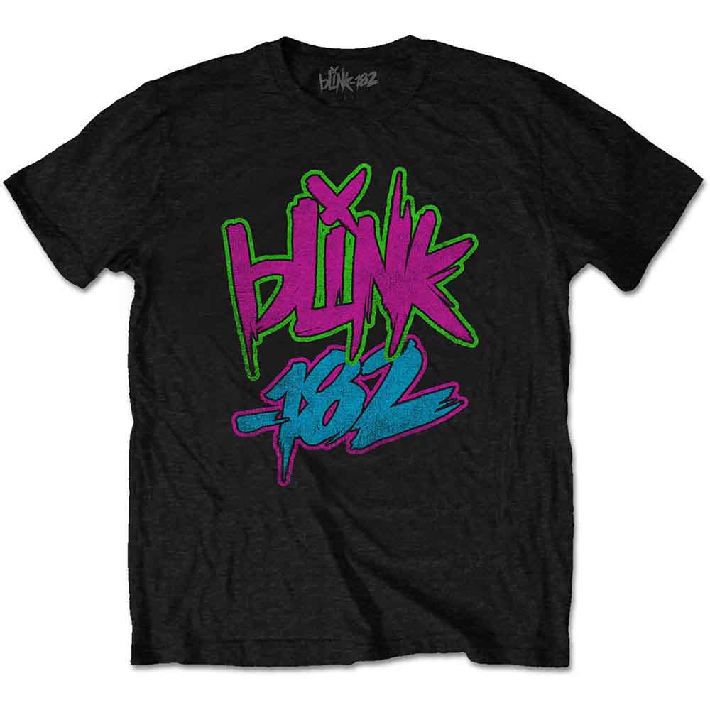 Blink-182 - Neon Logo | Black