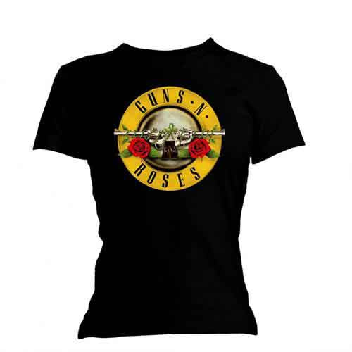 Guns N' Roses - Classic Bullet Logo | T-Shirt Black