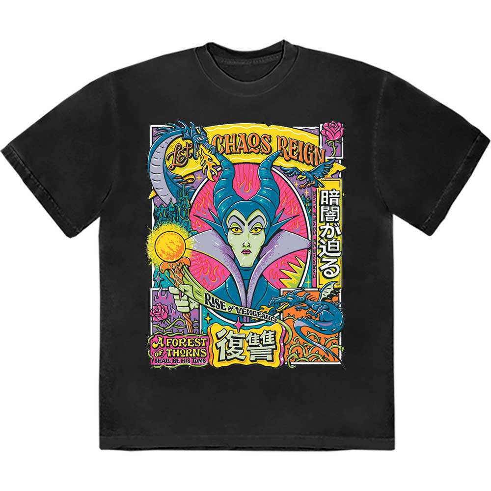 Disney - Sleeping Beauty Let Chaos Reign | T-Shirt Black
