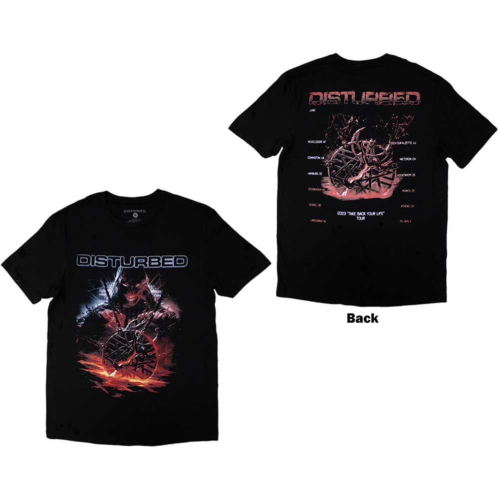 Disturbed - European Tour '23 Medallion | Black
