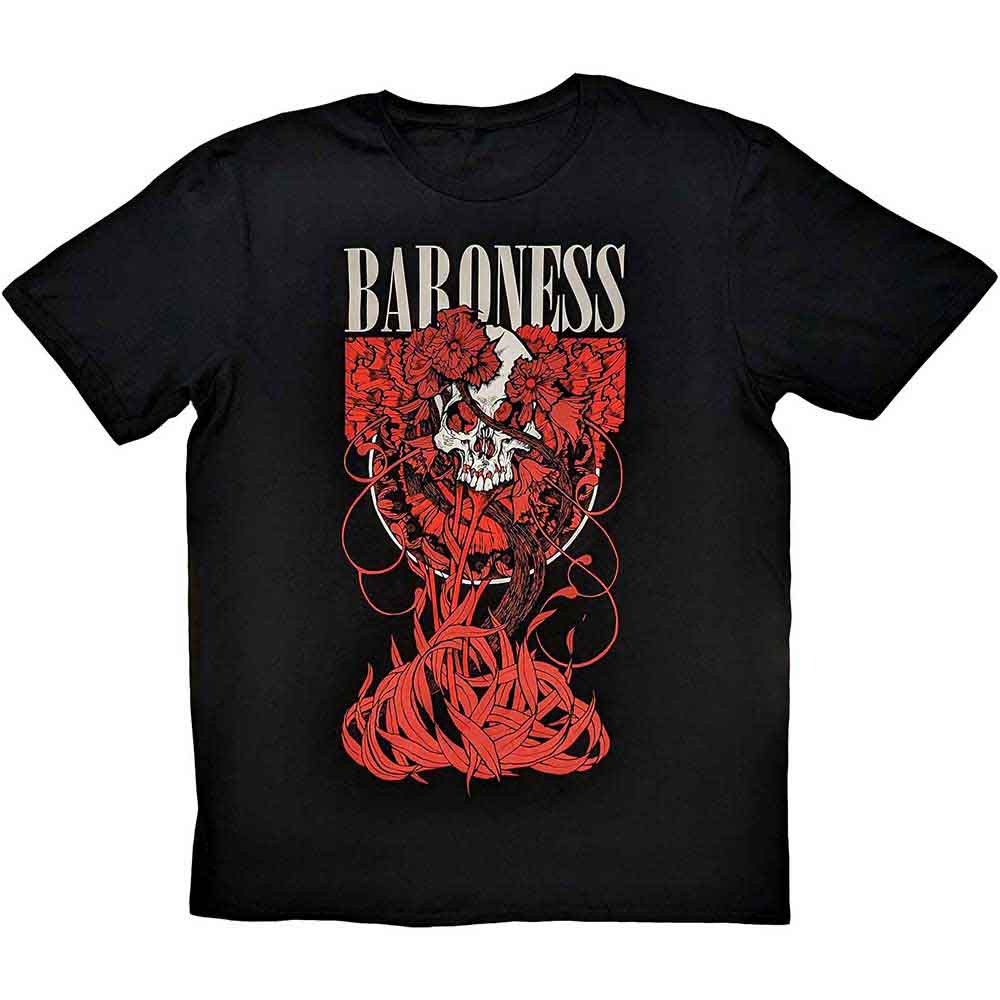 Baroness - Fleur Skull | T-Shirt Black