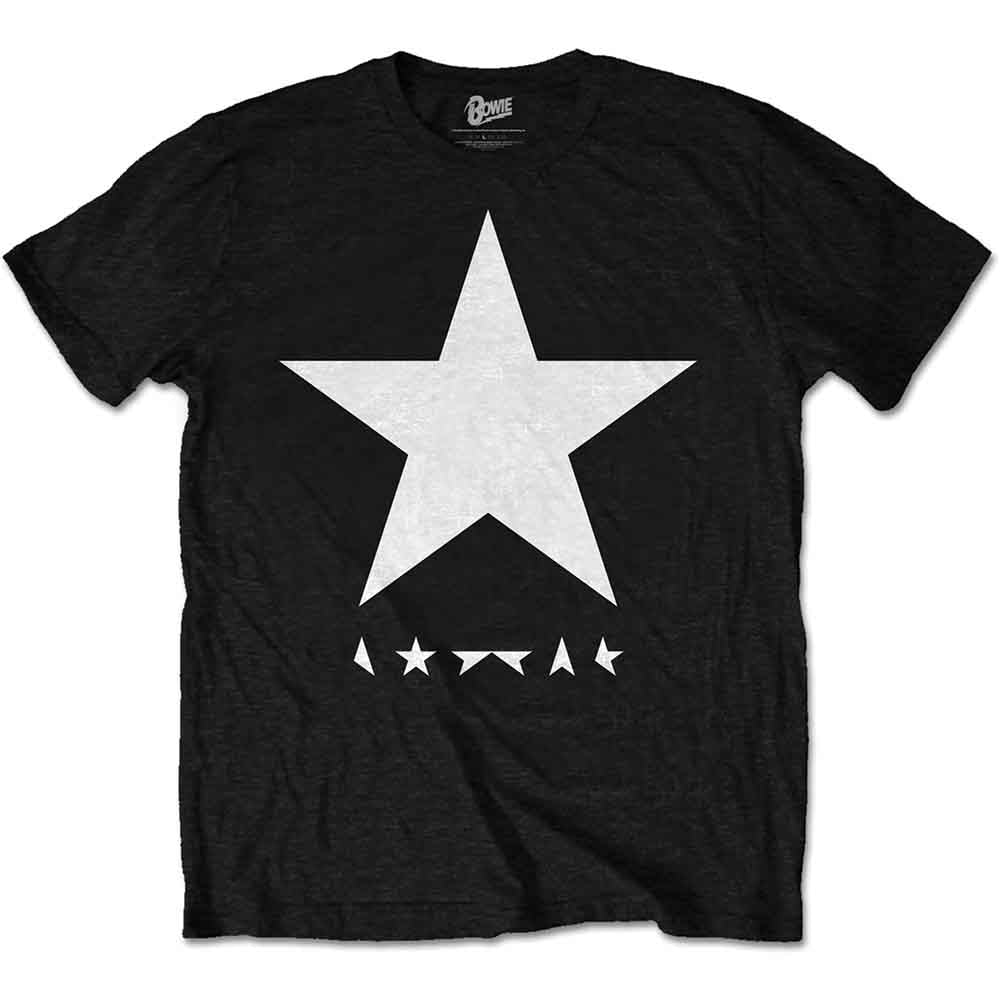 David Bowie - Blackstar (White Star on Black) | T-Shirt Black
