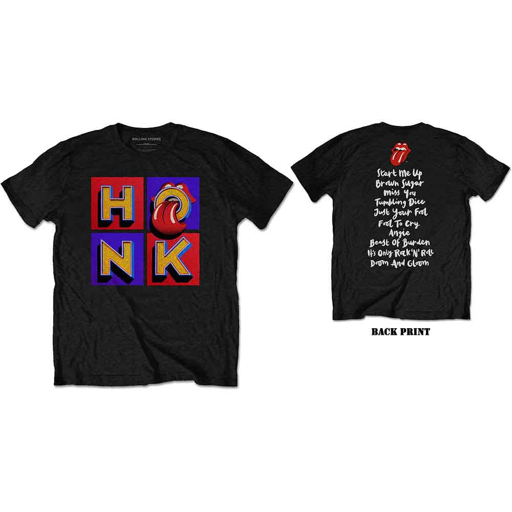 The Rolling Stones - Honk Album Track list | T-Shirt Black