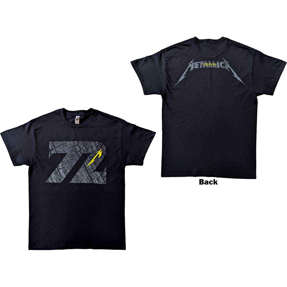 Metallica - 72 Seasons Charred Logo | T-Shirt Black