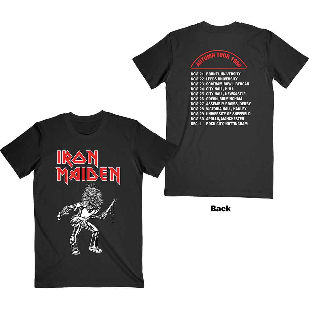Iron Maiden - Autumn Tour 1980 | T-Shirt Black