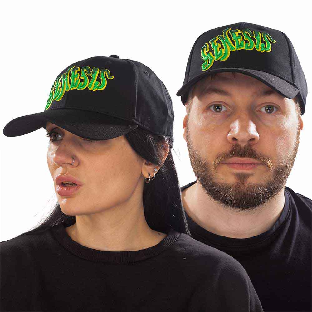 Genesis - Green Classic Logo | Hat Black