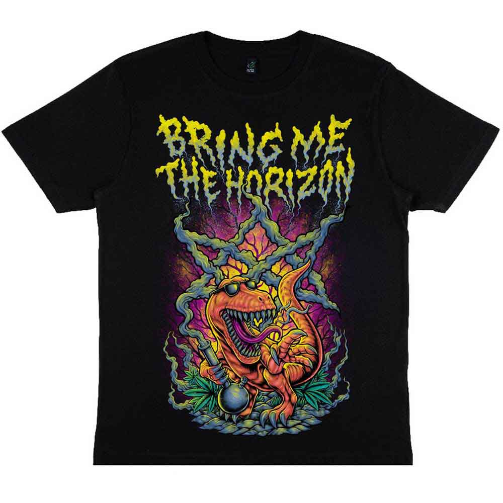 Bring Me The Horizon - Smoking Dinosaur | T-Shirt Black