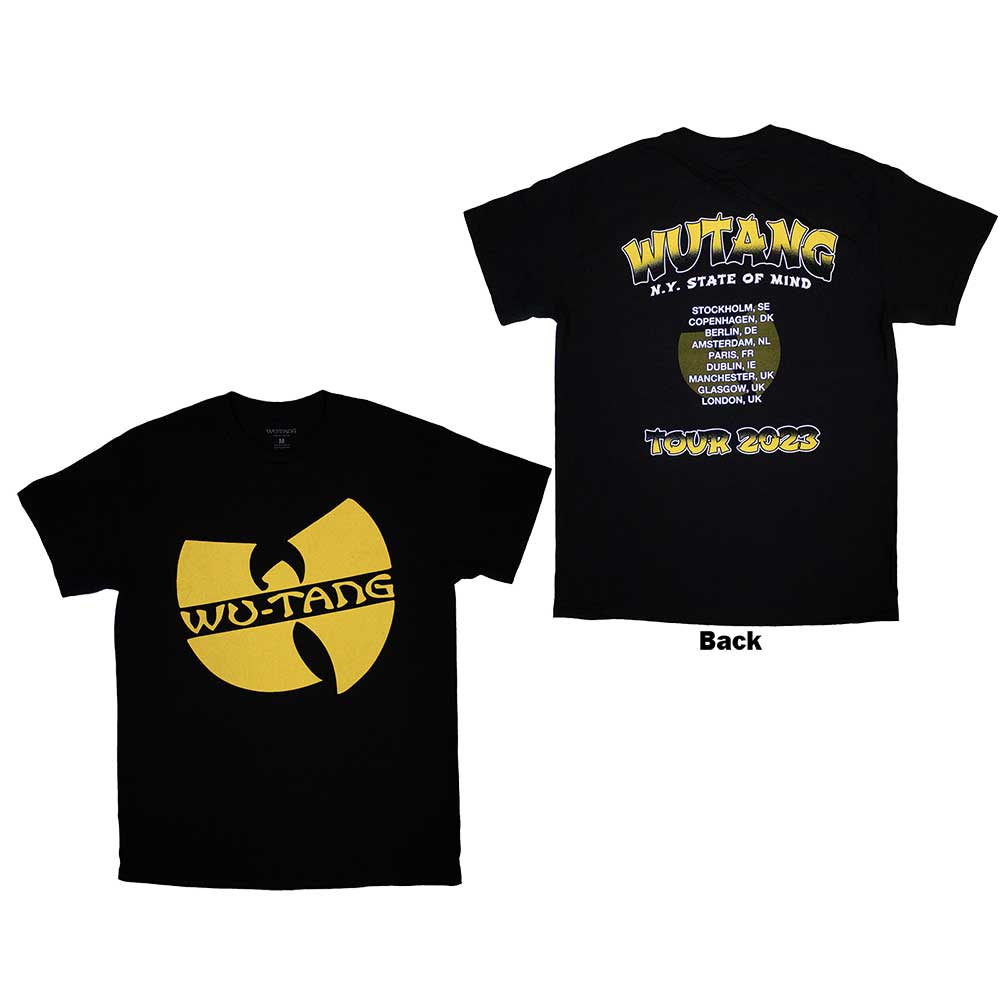 Wu-Tang Clan - Tour '23 Slanted Logo State Of Mind | Black