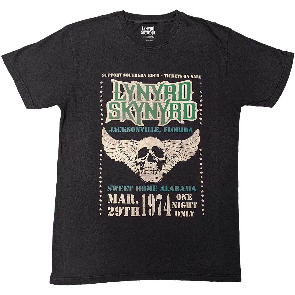 Lynyrd Skynyrd - Winged Skull | T-Shirt Black