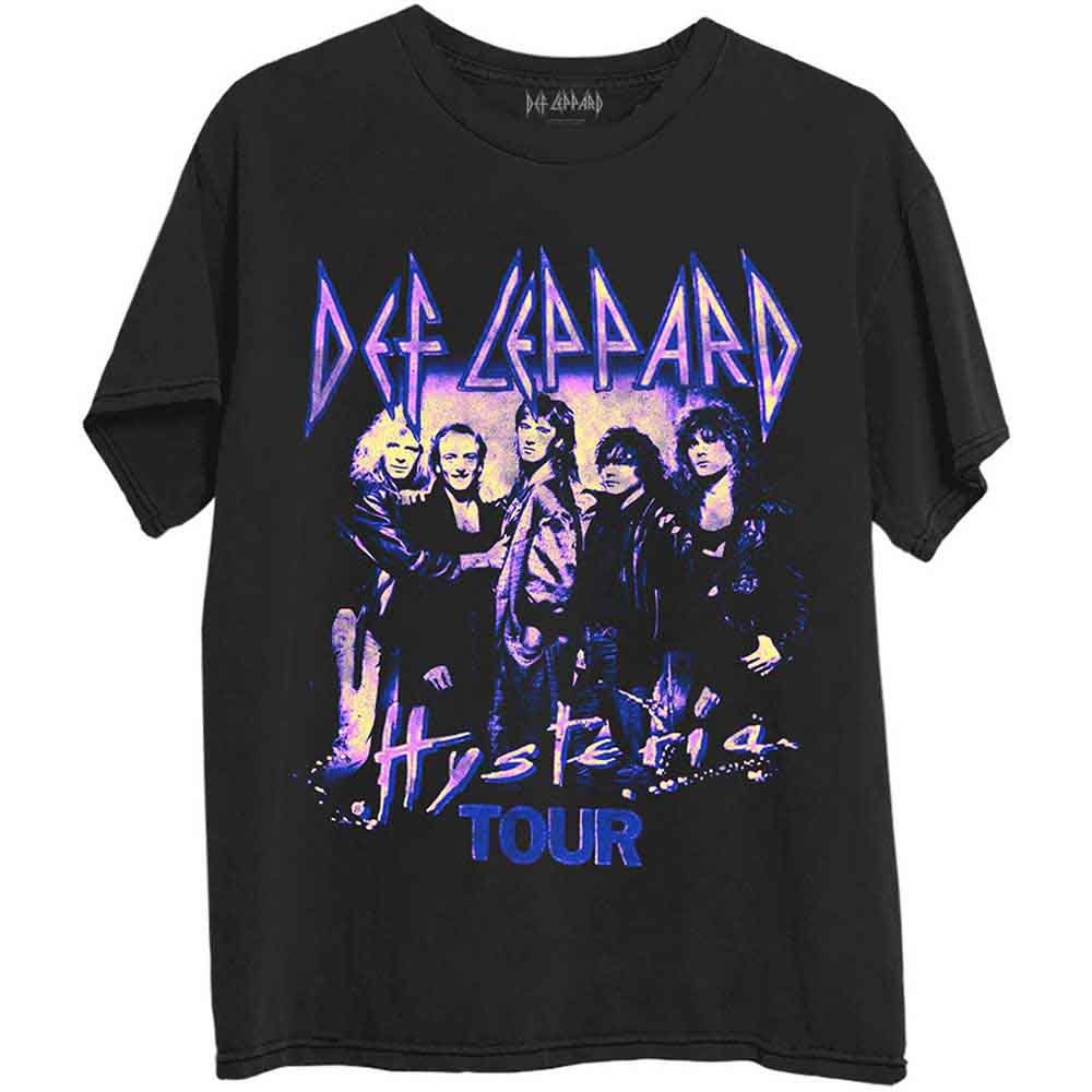 Def Leppard - Hysteria Tour | T-Shirt Black