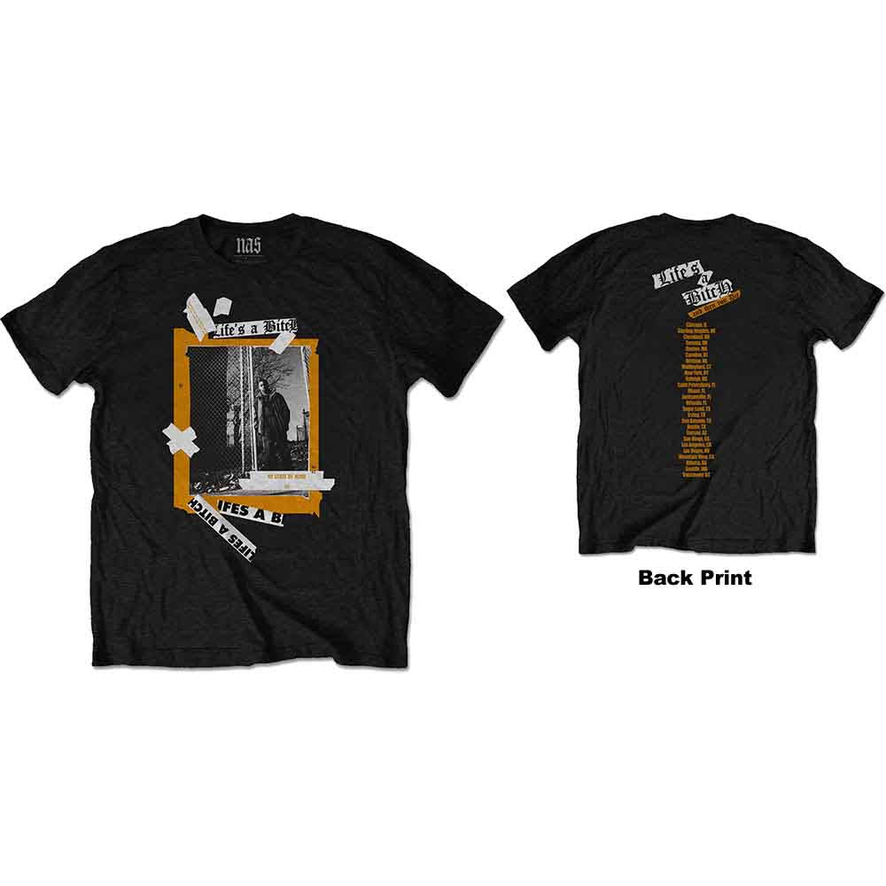 Nas - Life's a Bitch | T-Shirt Black