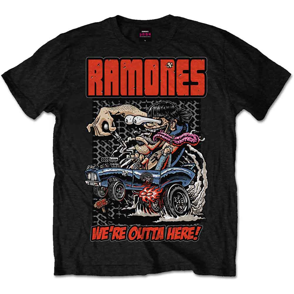 Ramones - Outta Here | T-Shirt Black