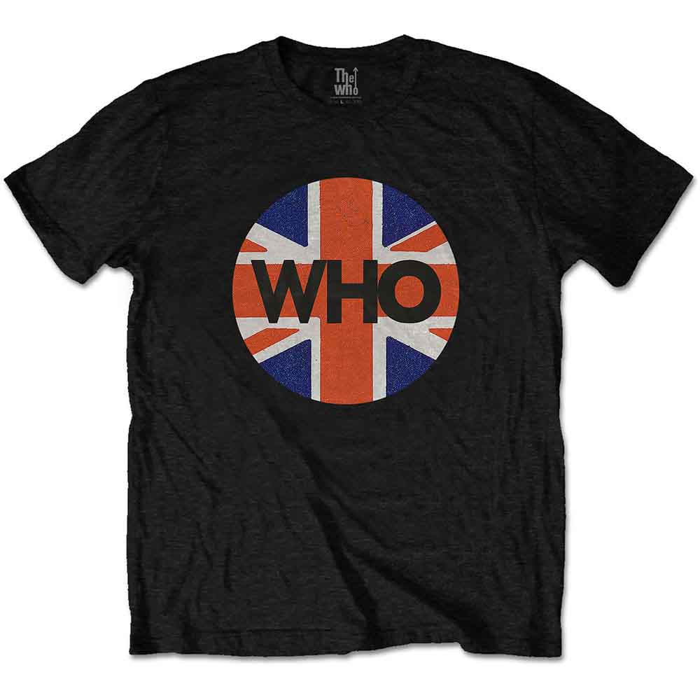 The Who - Union Jack Circle | T-Shirt Black