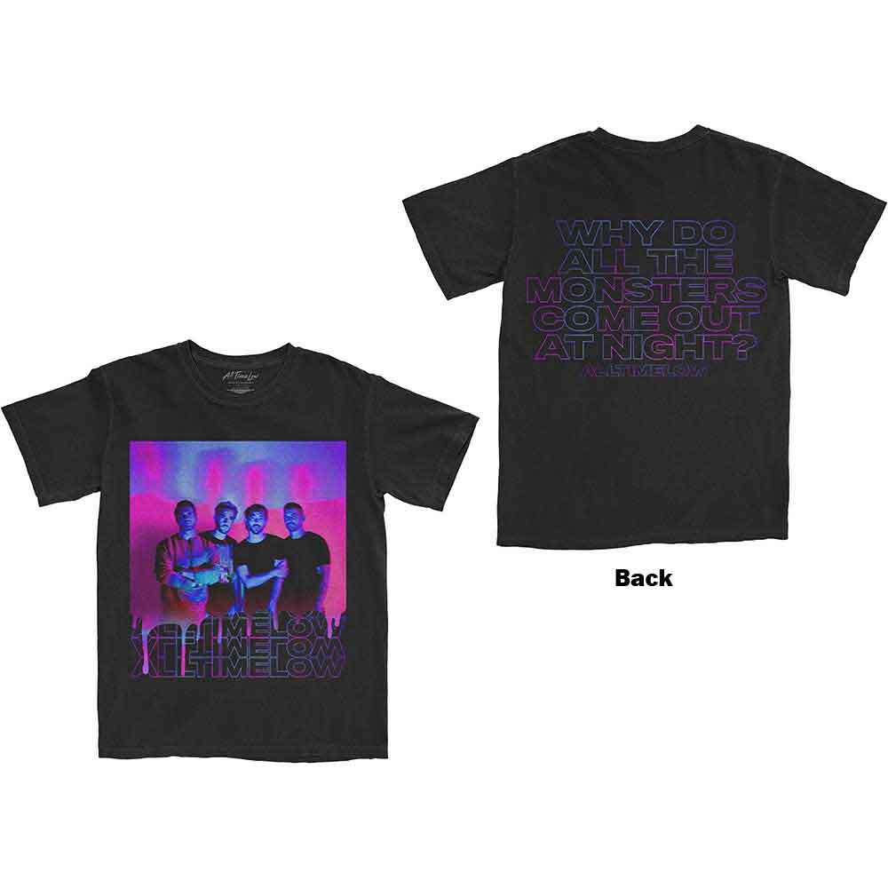 All Time Low - Blurry Monster | T-Shirt Black