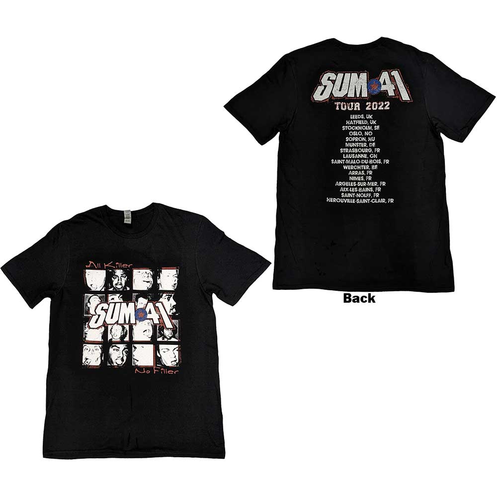 Sum 41 - AKNF Grid European Tour 2022 | T-Shirt Black