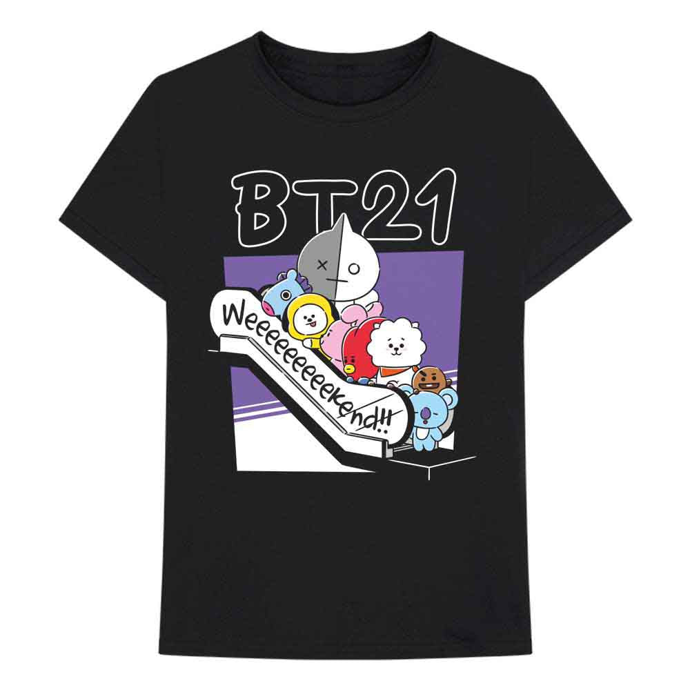 BT21 - Weekend | T-Shirt Black