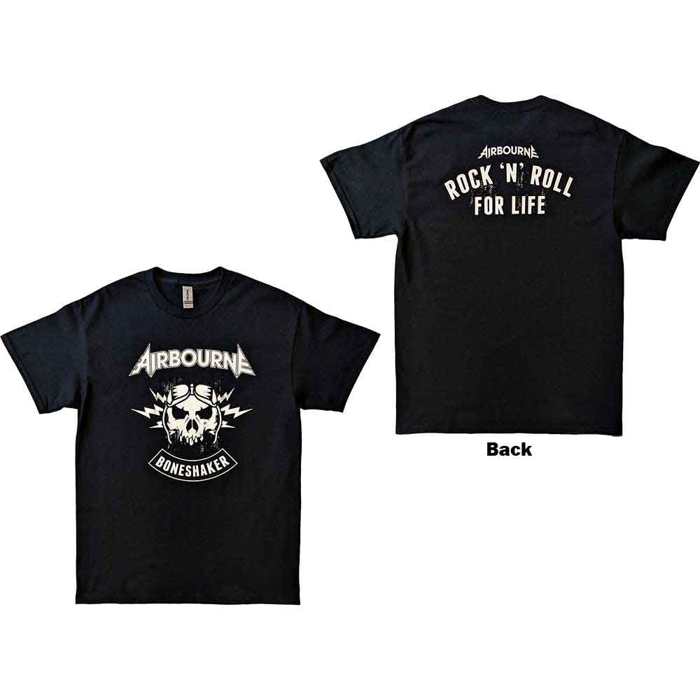 Airbourne - R 'n' R Boneshaker | T-Shirt Black