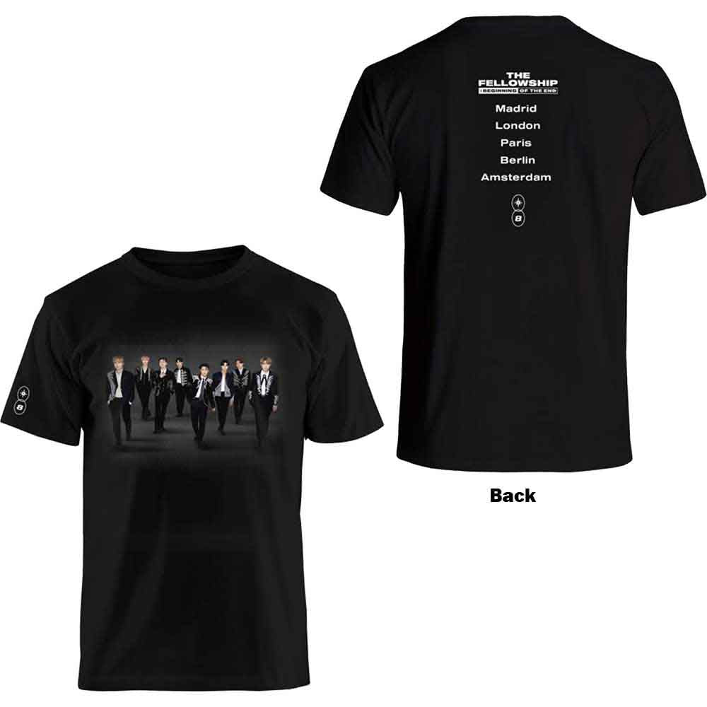 ATEEZ - Fellowship Tour Euro Photo | T-Shirt Black