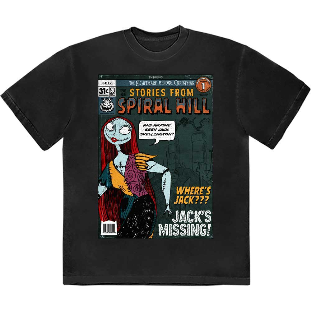 Disney - The Nightmare Before Christmas Spiral Hill Sally | T-Shirt Black