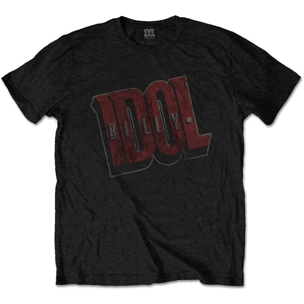 Billy Idol - Vintage Logo | T-Shirt Black